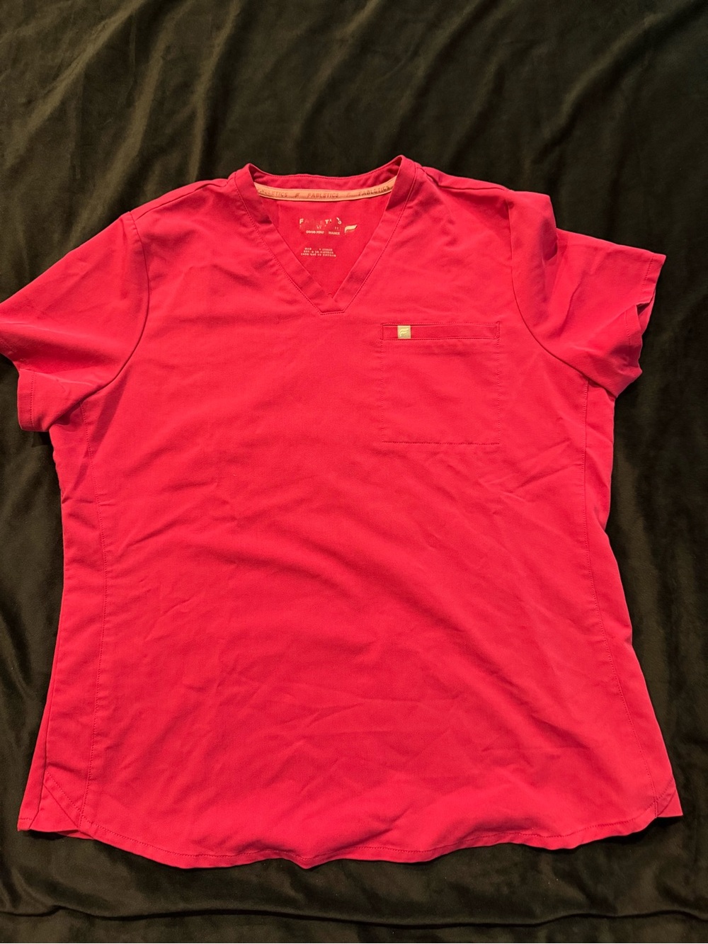 Fabletics Women's V-Neck Top in Bright Pink